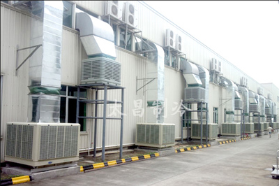 玩具工廠車間節能環保空調安裝工程案例